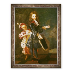 Tablou inramat - Francois de Troy - Portret De Louis-Alexandre de Bourbon 1678-1737 Conte De Toulouse, 70 x 90 cm