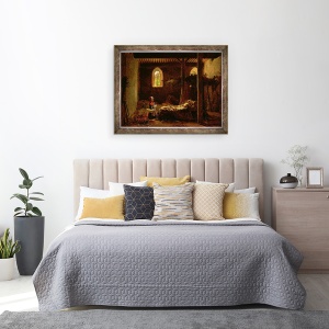 Tablou inramat - Francois Richard Fleury - Scufita Rosie, 70 x 90 cm - Img 3