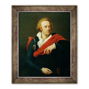 Tablou inramat - Francois Xavier Fabre - Portretul lui Vittorio Alfieri 1749-1803, 70 x 85 cm