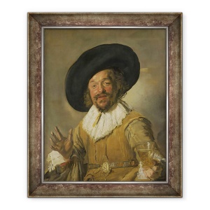 Tablou inramat - Frans Hals - Bautorul vesel, 50 x 60 cm