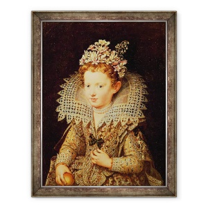 Tablou inramat - Frans II Pourbus - Portret De Eleonora de Gonzaga Mantua 1598-1655 ca Copil, 70 x 90 cm