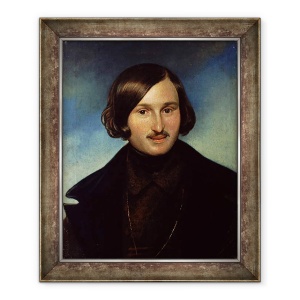Tablou inramat - Fyodor Antonovich Moller - Portretul lui Nikolay Gogol, 50 x 60 cm
