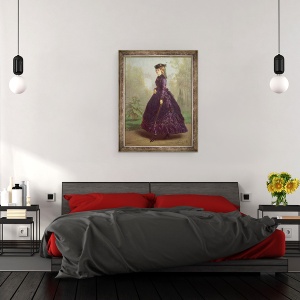 Tablou inramat - Gabriel-Amable de Lafoulhouze - Cocodette, 70 x 90 cm - Img 3