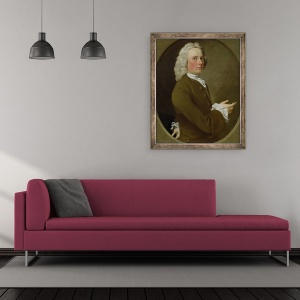 Tablou inramat - George Beare - Un om necunoscut, 70 x 85 cm - Img 2