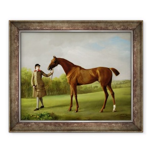 Tablou inramat - George Stubbs - Lustre, detinuta de un mire, 50 x 60 cm