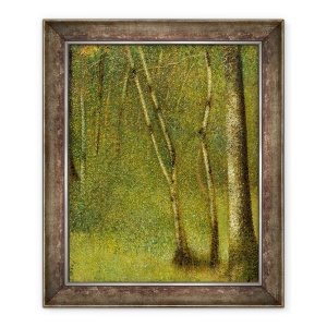 Tablou inramat - Georges Pierre Seurat - Padurea de la Pontaubert, 70 x 85 cm
