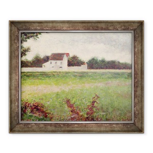 Tablou inramat - Georges Pierre Seurat - Peisaj in Ile-de-France, 50 x 60 cm