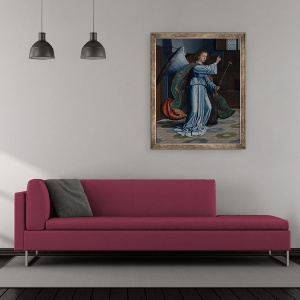 Tablou inramat - Gerard David - Buna Vestire, 50 x 60 cm - Img 2