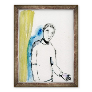 Tablou decorativ bine-ai-venit înrămat 60x80 cm
