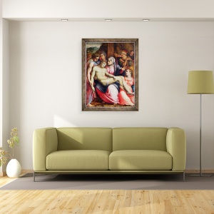 Tablou inramat - Giorgio Vasari - Depozitia, 60 x 80 cm - Img 2