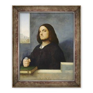 Tablou inramat - Giorgione - Portret De Un Gentleman Venetian, 50 x 60 cm