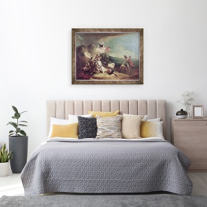 Tablou inramat - Giovanni Battista Tiepolo - Violul Europei, 70 x 90 cm - Img 3