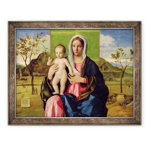 Tablou inramat - Giovanni Bellini - Madona cu Pruncul I, 60 x 80 cm