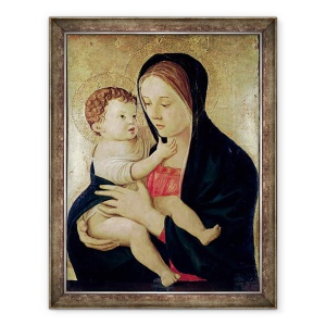 Tablou inramat - Giovanni Bellini - Madona cu Pruncul II, 60 x 80 cm