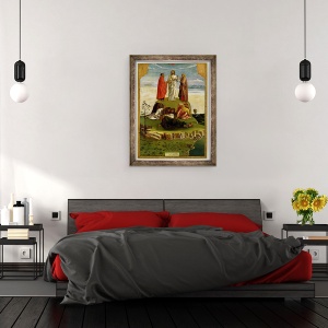 Tablou inramat - Giovanni Bellini - Transfigurarea lui Hristos pe Muntele Tabor, 70 x 90 cm - Img 3