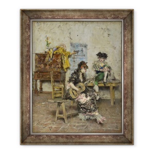 Tablou inramat - Giovanni Boldini - Un chitarist, 70 x 85 cm