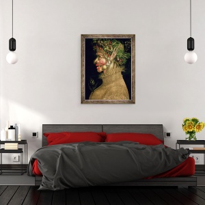 Tablou inramat - Giuseppe Arcimboldo - Vara, 1563, 70 x 90 cm - Img 3