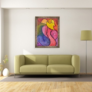 Tablou inramat - Guilherme Pontes - Toata dragostea mea, 60 x 80 cm - Img 2