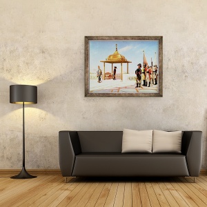 Tablou inramat - Gustave Bourgain - Napoleon in Cairo, 60 x 80 cm - Img 2