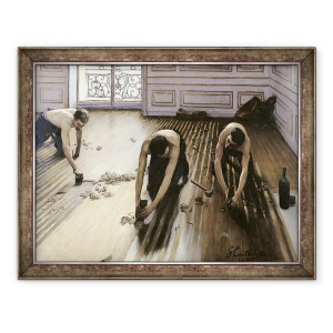 Tablou inramat - Gustave Caillebotte - Masini de rindeluit, 60 x 80 cm