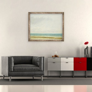 Tablou inramat - Gustave Courbet - Marea Calma, 50 x 60 cm - Img 2