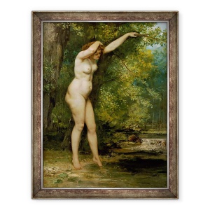 Tablou inramat - Gustave Courbet - Tanarul scaldator, 70 x 90 cm