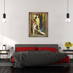 Tablou inramat - Gustave Moreau - Delilah, 70 x 90 cm - Img 3
