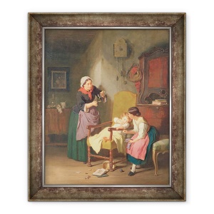 Tablou inramat - Hanno Rhomberg - Micutul pacient, 50 x 60 cm