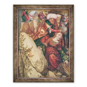 Tablou inramat - Hans Fries - Martiriul Sfantului Barbara, 60 x 80 cm