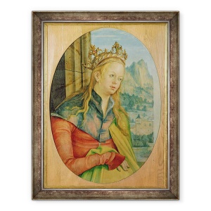 Tablou inramat - Hans Suess Kulmbach - Sfanta Ecaterina din Alexandria, 70 x 90 cm