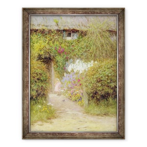 Tablou inramat - Helen Allingham - O cabana la Redlynch, 60 x 80 cm