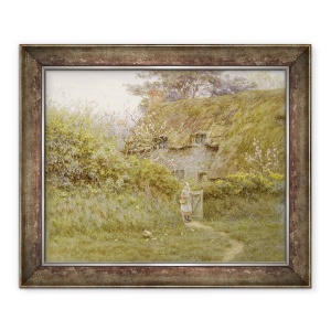 Tablou inramat - Helen Allingham - Primavara, 70 x 85 cm