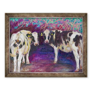 Tablou inramat - Helen White - Adapostirea vacilor, 2011, 70 x 90 cm