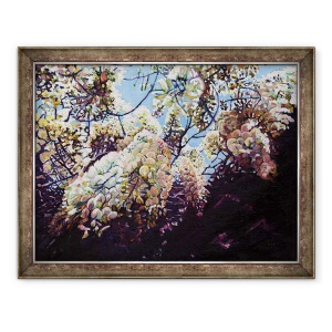 Tablou inramat - Helen White - Alb Wisteria, 2012, 70 x 90 cm