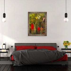 Tablou inramat - Helen White - Pe langa magazia de ghiveci, 2020, 60 x 80 cm - Img 3