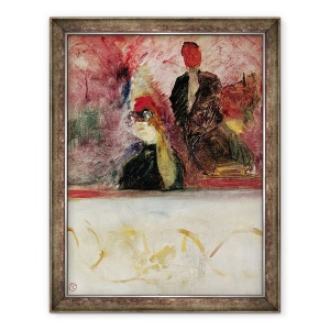 Tablou inramat - Henri de Toulouse-Lautrec - Cutia de la Mascaron Dore, 60 x 80 cm
