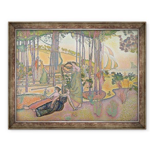 Tablou inramat - Henri-Edmond Cross - Aerul de seara, 70 x 90 cm