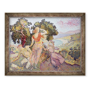 Tablou inramat - Henri-Edmond Cross - Excursionistii, 70 x 90 cm