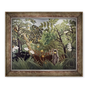 Tablou inramat - Henri J.F. Rousseau - Peisaj exotic, 70 x 85 cm