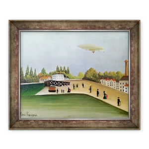 Tablou inramat - Henri J.F. Rousseau - Quay la Ivry, 50 x 60 cm
