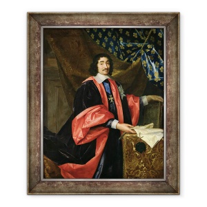 Tablou inramat - Henri Testelin - Pierre Seguier 1588-1672 Cancelar al Frantei, 70 x 85 cm