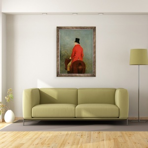 Tablou inramat - Henry Calvert - Portretul lui Thomas Cholmondeley, Primul Lord Delamere, 60 x 80 cm - Img 2