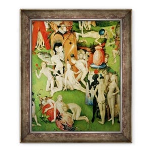 Tablou inramat - Hieronymus Bosch - Gradina deliciilor Pamantesti VII, 50 x 60 cm