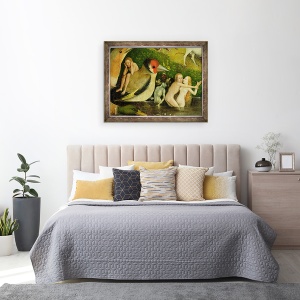 Tablou inramat - Hieronymus Bosch - Gradina deliciilor Pamantesti X, 70 x 90 cm - Img 3