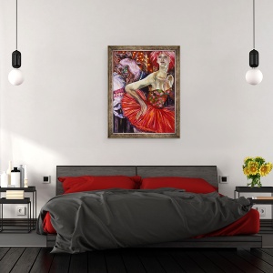 Tablou inramat - Hilary Dunne - La Targul de distractii, 70 x 90 cm - Img 3