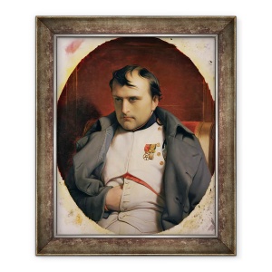 Tablou inramat - Hippolyte Delaroche - Napoleon 1769-1821 in Fontainebleau, 50 x 60 cm