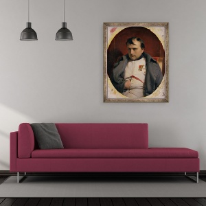 Tablou inramat - Hippolyte Delaroche - Napoleon 1769-1821 in Fontainebleau, 50 x 60 cm - Img 2