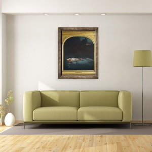 Tablou inramat - Hippolyte Delaroche - Tanarul Mucenic, 60 x 80 cm - Img 2