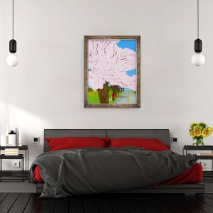 Tablou inramat - Hiroyuki Izutsu - ciresi, 60 x 80 cm - Img 3