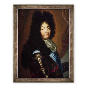 Tablou inramat - Hyacinthe Francois Rigaud - Louis XIV 1638-1715, 60 x 80 cm